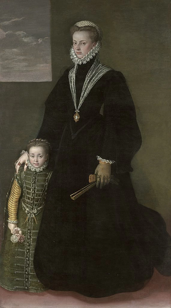 Ritratto di Giovanna d'Austria con una fanciulla, 1561 - Isabella Stewart Gardner Museum, Boston